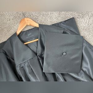 Jostens BDG Collection Black Graduation Cap and Gown